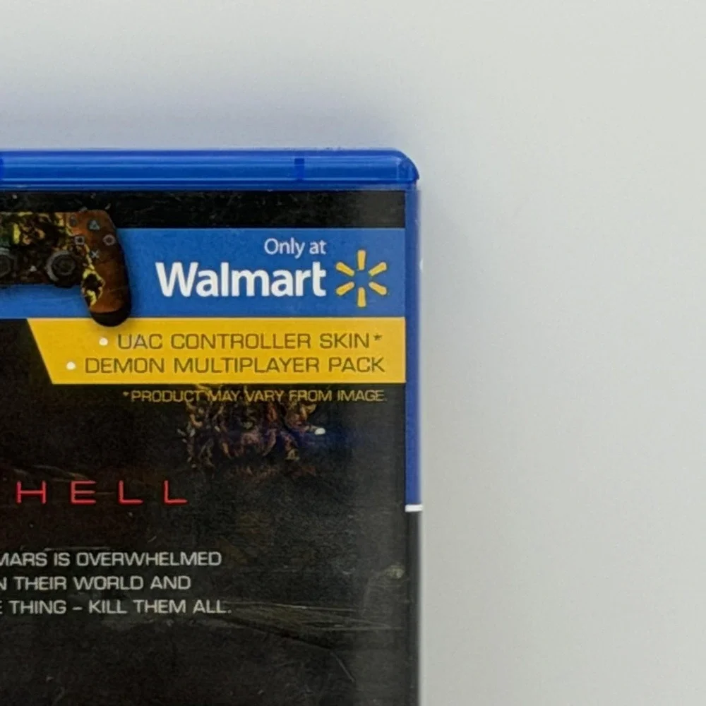 Doom Sony PlayStation 4 PS4 Walmart Exclusive Complete 2016 Shooter M Video Game